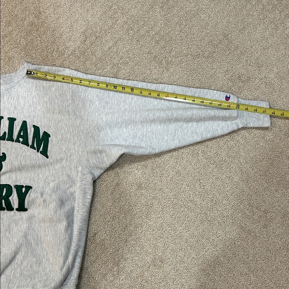 Vintage 80s Champion Reverse Weave William & Mary Sweatshirt Made in USA XL - Picture 10 of 12